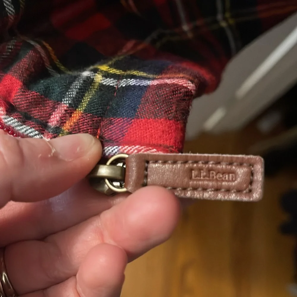 LLBean zip up flannel - Picture 2 of 10